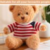 BSNRDX Bear Peluche Carino Stuffed Animale Giocattolo Cuscino Bambola Animale Giocattolo di Peluche Regalo di San Valentino Giocattolo Imbottito Morbido Sorprese Romantiche Regalo Anniversario - immagine 5
