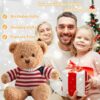 BSNRDX Bear Peluche Carino Stuffed Animale Giocattolo Cuscino Bambola Animale Giocattolo di Peluche Regalo di San Valentino Giocattolo Imbottito Morbido Sorprese Romantiche Regalo Anniversario - immagine 7