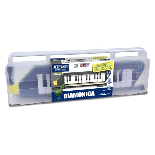Bontempi- CarryKeys-Clavietta con Borsa da Trasporto Rigida per Portare la Musica Ovunque, Colore Bianco e Nero, 41x14x5, 334262 - immagine 9