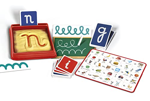 Clementoni - 16372 - Sapientino Montessori - Scrivo sulla Sabbia - Gioco Montessori 3 Anni, Gioco educativo per Imparare a Scrivere, Sviluppo linguaggio - Made in Italy, Multicolore - immagine 3