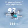 DJI Mini 4K Fly More Combo, Drohne mit UHD Kamera 4K für Anfänger, Unter 249 g, 3-Achsen Gimbal Stabilisierung, 10km Videoübertragung, Autom Rückkehr, 3 Akkus für 93 min Flugzeit - immagine 7