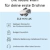 DJI Mini 4K Fly More Combo, Drohne mit UHD Kamera 4K für Anfänger, Unter 249 g, 3-Achsen Gimbal Stabilisierung, 10km Videoübertragung, Autom Rückkehr, 3 Akkus für 93 min Flugzeit - immagine 8