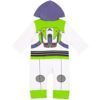 Disney Pixar Monsters Inc. Mike - Tuta per cosplay, con cerniera, da neonato a bambino - immagine 6