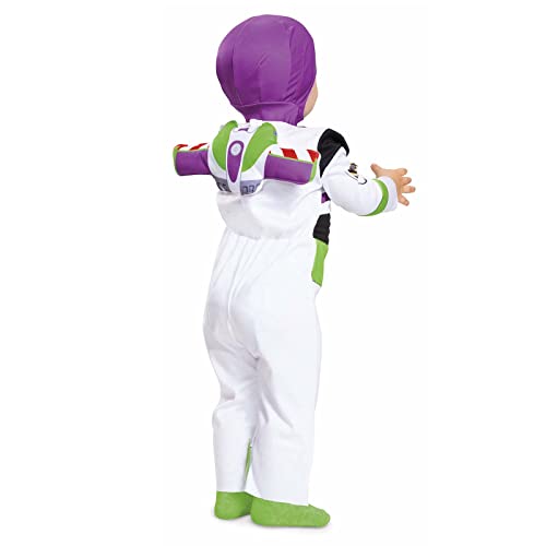 Disney Ufficiale - Costume Buzz Lightyear Bebe, Costume Toy Story Bebe, Costume Buzz Lightyear Bambino, Costume Astronauta Bambino, Costume Bebe Toy Story, Costume Carnevale Bambino Taglie 6-12,12-18 - immagine 7