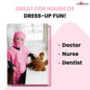 Dress Up America Camice Da Dottore Per Bambini - Costume Da Dottore E Infermiere Per Bambini - Costume Da Gioco Di Ruolo Per Bambini - immagine 7