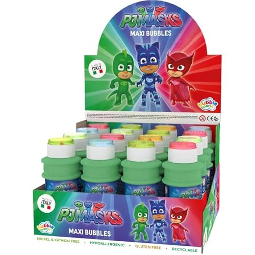 Dulcop- PJ Masks Pjmasks Tubo di Bolle di Sapone, Multicolore, Produit Individuel, 103697500F - immagine 4