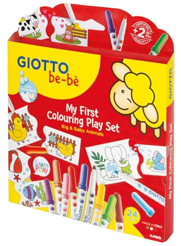 GIOTTO be-bè- Giotto Bebè My First Colouring Play Set, Colori Assortiti, F470900 - immagine 7