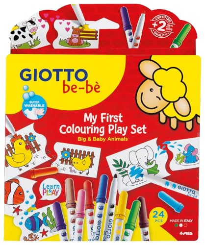 GIOTTO be-bè- Giotto Bebè My First Colouring Play Set, Colori Assortiti, F470900