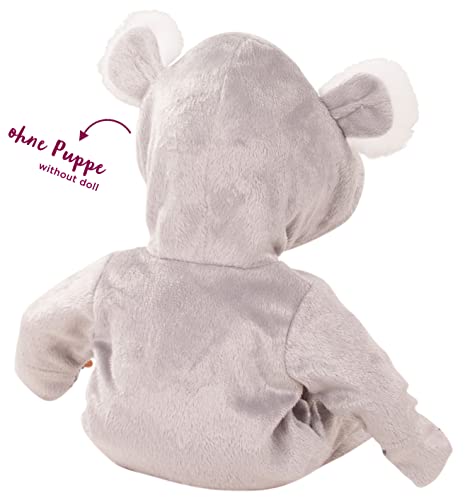Götz 3402915 Tutina Koala - Tuta da bambola monopezzo taglia abbigliamento bambola. S - Set abbigliamento e accessori per bambole 30 - 33 cm - immagine 4