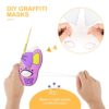 Hifot Maschera Unicorno Bianca Maschere Bambini per Animali da Colorare DIY Artigianato 9 Pezzi Maschere per Carnevale Festa Compleanno Bambini Accessori per Feste - immagine 4
