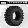INJORA 1.3" Pneumatici Rock Crawling Obsidian S5 Pneumatici per 1/18 1/24 RC Crawler Car Upgrade - immagine 3