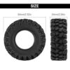 INJORA 1.3" Pneumatici Rock Crawling Obsidian S5 Pneumatici per 1/18 1/24 RC Crawler Car Upgrade - immagine 6