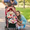 Kulveanju Spirale Passeggino Neonato Giochi 0-3 Mesi, Neonato Accessori Utili, Sonaglio Giochi Passeggino con Musicali, Regali per Neonati per Bambini da 6 a 12 Mesi, Peluche Cervo - immagine 8