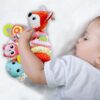 Kulveanju Spirale Passeggino Neonato Giochi 0-3 Mesi, Neonato Accessori Utili, Sonaglio Giochi Passeggino con Musicali, Regali per Neonati per Bambini da 6 a 12 Mesi, Peluche Cervo - immagine 11