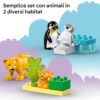 LEGO DUPLO Famiglie di Animali: Pinguini e Leoni, Giochi di Fantasia Educativi per Bambini e Bambine da 2 Anni in su, Giocattolo Creativo per la Cura dei Cuccioli, Idea Regalo d'Avventura 10442 - immagine 6