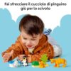 LEGO DUPLO Famiglie di Animali: Pinguini e Leoni, Giochi di Fantasia Educativi per Bambini e Bambine da 2 Anni in su, Giocattolo Creativo per la Cura dei Cuccioli, Idea Regalo d'Avventura 10442 - immagine 7