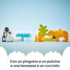 LEGO DUPLO Famiglie di Animali: Pinguini e Leoni, Giochi di Fantasia Educativi per Bambini e Bambine da 2 Anni in su, Giocattolo Creativo per la Cura dei Cuccioli, Idea Regalo d'Avventura 10442 - immagine 8