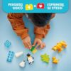LEGO DUPLO Famiglie di Animali: Pinguini e Leoni, Giochi di Fantasia Educativi per Bambini e Bambine da 2 Anni in su, Giocattolo Creativo per la Cura dei Cuccioli, Idea Regalo d'Avventura 10442 - immagine 10