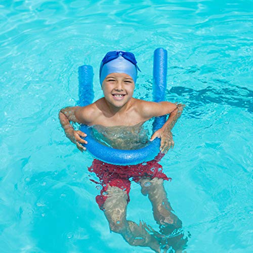 LYEAA - Spaghetti galleggianti for piscina, 150 x 6,5 cm, for sport acquatici, for adulti e piscina, colore: Blu - immagine 8