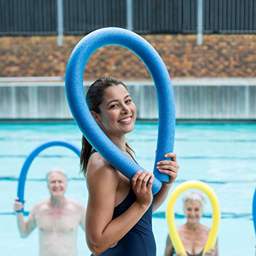 LYEAA - Spaghetti galleggianti for piscina, 150 x 6,5 cm, for sport acquatici, for adulti e piscina, colore: Blu - immagine 9