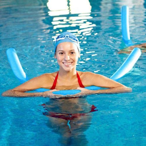 Noodles per piscina, 150 cm, tubo in schiuma galleggiante, accessorio divertente per piscina per bambini e adulti, tagliatelle spesse per praticare il nuoto - immagine 6