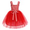 Odizli Costume da Cappuccetto Rosso per neonati, Halloween, Natale, Carnevale, travestimento, cosplay, fata, principessa, cappotto, abbigliamento per bambini - immagine 6