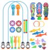 Oziral 29 Pezzi Giocattoli da Immersione Giochi da Immersione per Bambini Piscina all'Aperto Giochi d'Acqua Giocattoli da Piscina Nuoto per Ragazzi e Ragazze di 5, 6, 7, 8, 9-12 Anni - immagine 12