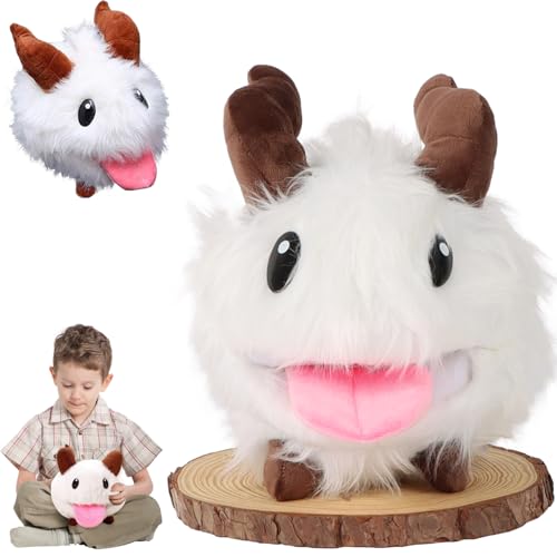 Peluche Poro, Peluche Poro LOL League, Poro Plush Toy, Poro Doll, Poro Stuffed Toy, Poro Plush Toy, Poro Plushies Toy, Poro Plush, Poro Peluche, Poro Peluche Figura - Gamer/Collezione/Regalo