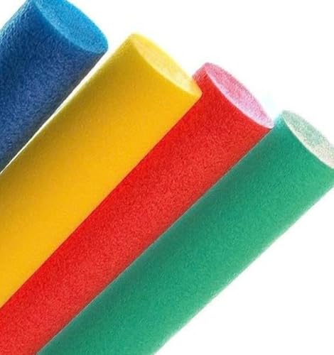 SET 2 PEZZI Tubo Tubolo Bastone Cavo Noodle Galleggiante 160 Cm (Vendita 2 PezzI) Mare Piscina Nuoto Fitness in Schiuma Polietilene Espanso Sport Acquatici Colori Assortiti - immagine 3
