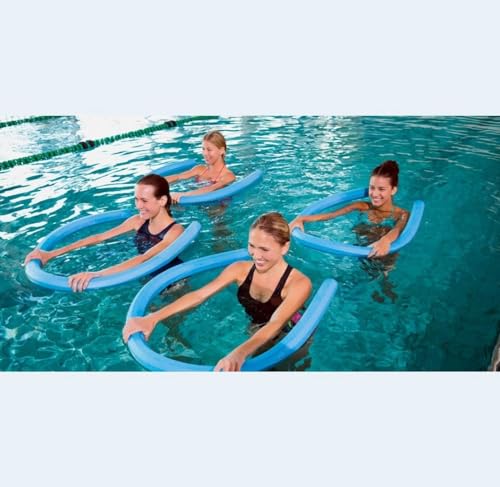 SET 2 PEZZI Tubo Tubolo Bastone Cavo Noodle Galleggiante 160 Cm (Vendita 2 PezzI) Mare Piscina Nuoto Fitness in Schiuma Polietilene Espanso Sport Acquatici Colori Assortiti - immagine 4
