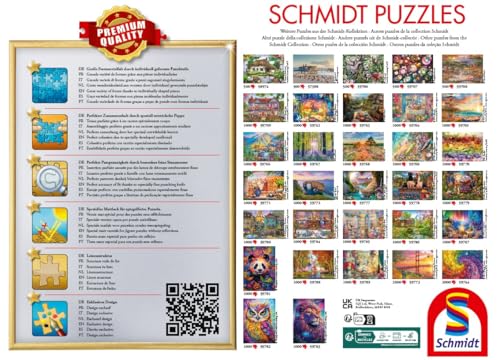 Schmidt Spiele 59777-Puzzle da 1000 Pezzi Panorama con Cuore, Multicolore, CSG59777 - immagine 4