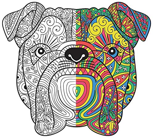 Set di libri da colorare per adulti, 3 libri da colorare per adulti, 120 disegni unici di animali, paesaggi e mandala. Libri da colorare per adulti Relax. - immagine 10