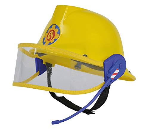 Smoby Sam il pompiere – Casco da pompiere con microfono – Casco regolabile – Costume per bambini dai 3 anni – 109258698002