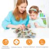 TNSLAND 8 Pezzi Puzzle Bambini 2 3 4 5 Anni Puzzle per Bambini Puzzle Della Fauna Selvatica con 6 Puzzle Giocattolo in Legno Ogni Puzzle Puzzle per Bambini E Bambine Sviluppo del Cervello - immagine 6