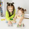 TNSLAND 8 Pezzi Puzzle Bambini 2 3 4 5 Anni Puzzle per Bambini Puzzle Della Fauna Selvatica con 6 Puzzle Giocattolo in Legno Ogni Puzzle Puzzle per Bambini E Bambine Sviluppo del Cervello - immagine 7