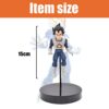 Tomicy Action Figure Vegeta Figure Anime Super Saiyan Figure Series Statue Giocattoli Modello Desktop Decorazione Ornamenti Collezione Regali Giocattoli Per Bambini 15cm - immagine 5