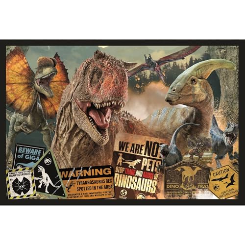 Trefl 2in1: Jurassic World, Mondo Preistorico-2 x 200 Pezzi-Set di Due Puzzle per Ragazzi, Multicolore, 13316 - immagine 4