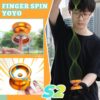 Yoyo reattivo professionale in metallo S2 per principianti e avanzati con custodia yoyo, Yoyo sostituibile non rispondente per giocatori di trucchi professionisti, doppio scopo Fingerspin Yoyo - immagine 3
