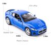 imtfzct Maserati GT Casting Car Model, scala 1/36, in lega di zinco, auto giocattolo per bambini, auto giocattolo per bambini, bambini, bambini, ragazzi, ragazze, regalo (blu - immagine 4