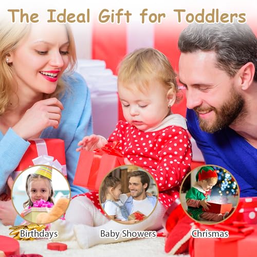Aolso Giocattoli Montessori da Impilare e Ordinare,Giochi Montessori 2 Anni,Giochi di Selezione di Forme e Colori Giochi Bambini,Regalo Bambina 2 Anni,Giochi in Legno per Bambini 1 2 3 Anni - immagine 8