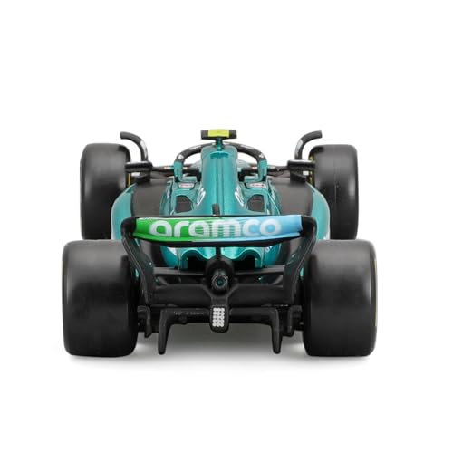 Bburago - 1/43 Racing - 2023 F1 Aston Martin AMR23 - con Casco #Alonso Veicolo Formula 1 Aston Martin Stagione 2023 in metallo in scala 1/43° Pilota #Alonso con Casco - immagine 6