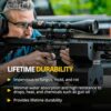 BenchMaster BMWRXBLKXL Weapon Rack X-Block XL Ripresa Riposo Nuovo, Multicolore - immagine 7
