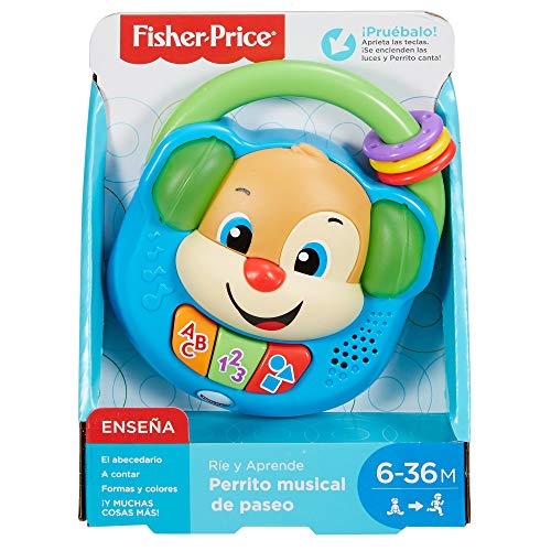 Fisher-Price- perrro Re e Impare, Giocattolo per Bambini + 6 Mesi, Multicolore, sin Talla, 1 - immagine 7