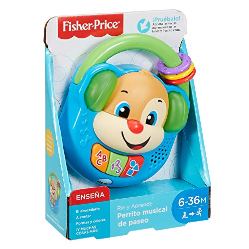 Fisher-Price- perrro Re e Impare, Giocattolo per Bambini + 6 Mesi, Multicolore, sin Talla, 1 - immagine 8