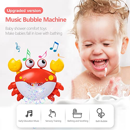Giocattoli da Bagno,Giochi Vasca da Bagno Bambini,Ricarica USB aggiornata,Giocattoli con Bolle Macchina per Bolle con Musica per Vasca da Bagno Bambini Tempo di Divertimento - immagine 7