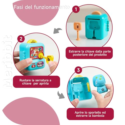 Giochi Sensoriali Montessori, Giocattoli per Abilità Motorie per Bambini di 2-3-4-5 Anni, Forme Geometriche Abbinate al Colore, Regali per Bambini - immagine 5