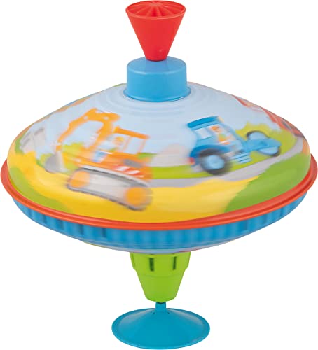 Goki- Trottola cicalino Posizione del Lavoro Centri attività, Colore (Multicolore), One Size, 53811 - immagine 3