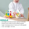 Goula Train-Giochi di logica per Bambini-dai 2 Anni in su, Multicolore, 25x19x6, 59454 - immagine 4