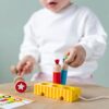 Goula Train-Giochi di logica per Bambini-dai 2 Anni in su, Multicolore, 25x19x6, 59454 - immagine 6