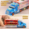 JOYIN Camion Trasportatore Macchinine Giocattolo per Bambini - immagine 7
